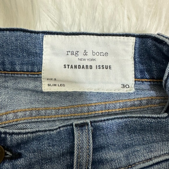 Rag & Bone Distressed Fit 2 Standard Issue Jeans - Picture 7 of 8